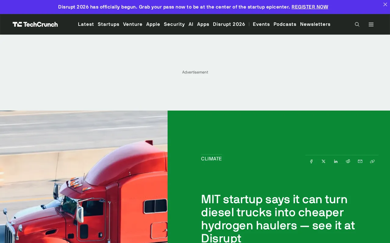MIT startup LNK Energies' hydrogen heavy truck retrofit solution