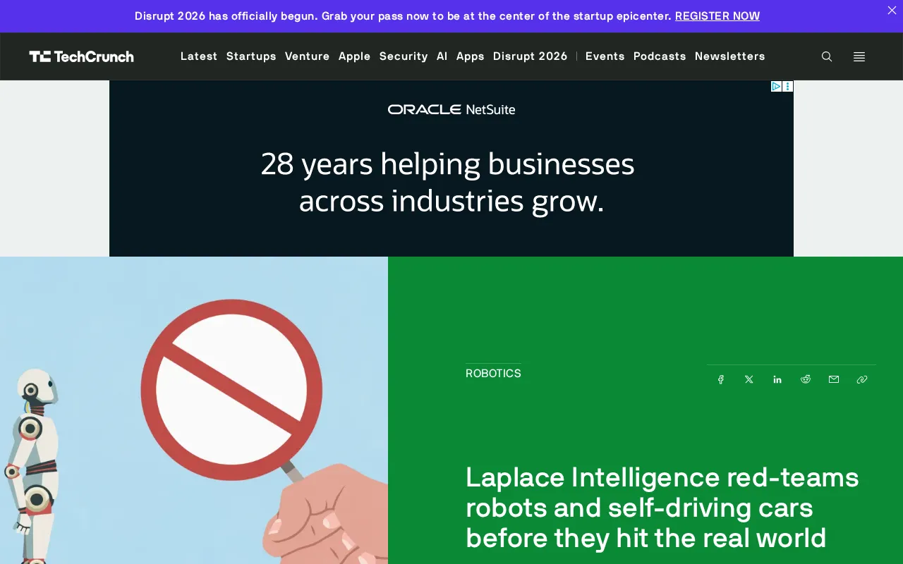Laplace Intelligence: Red-Teaming Robots and Self-Driving Cars
