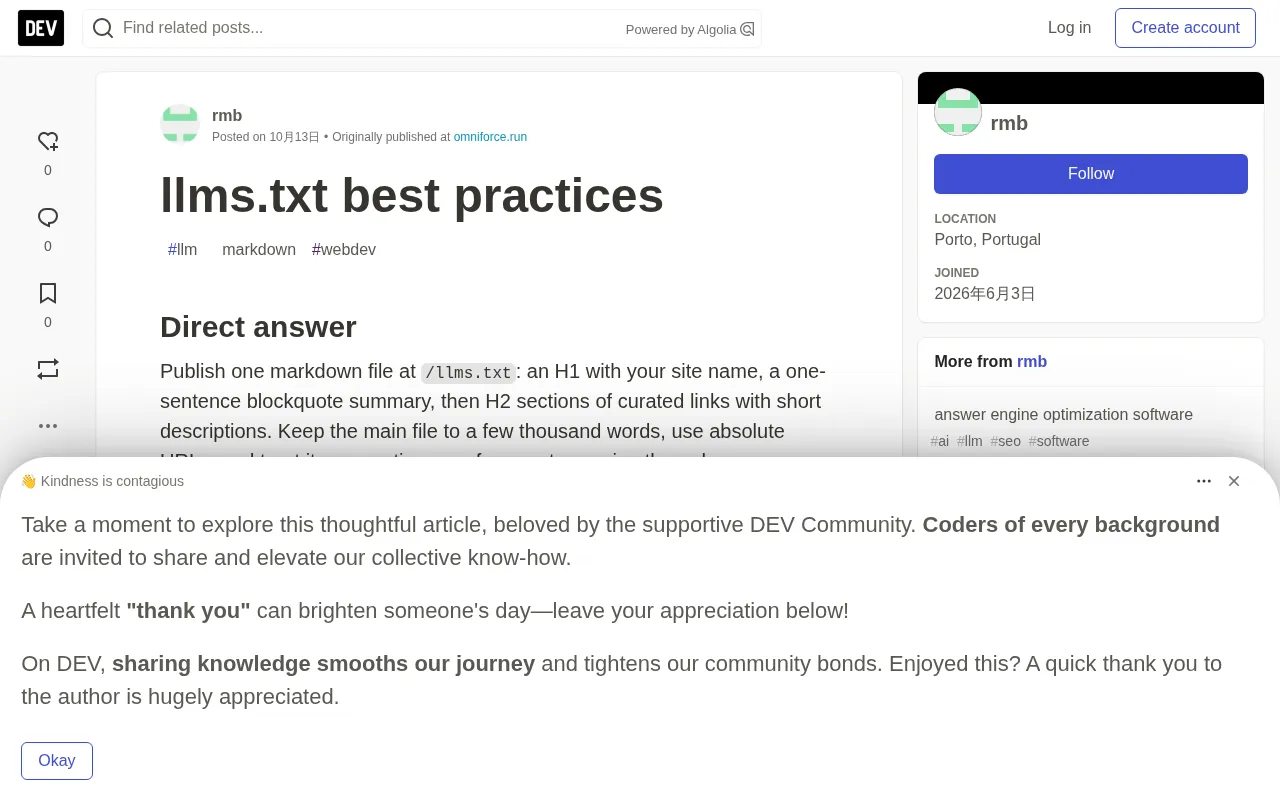 llms.txt Best Practices: Give AI Agents a Map They Won't Get Lost In
