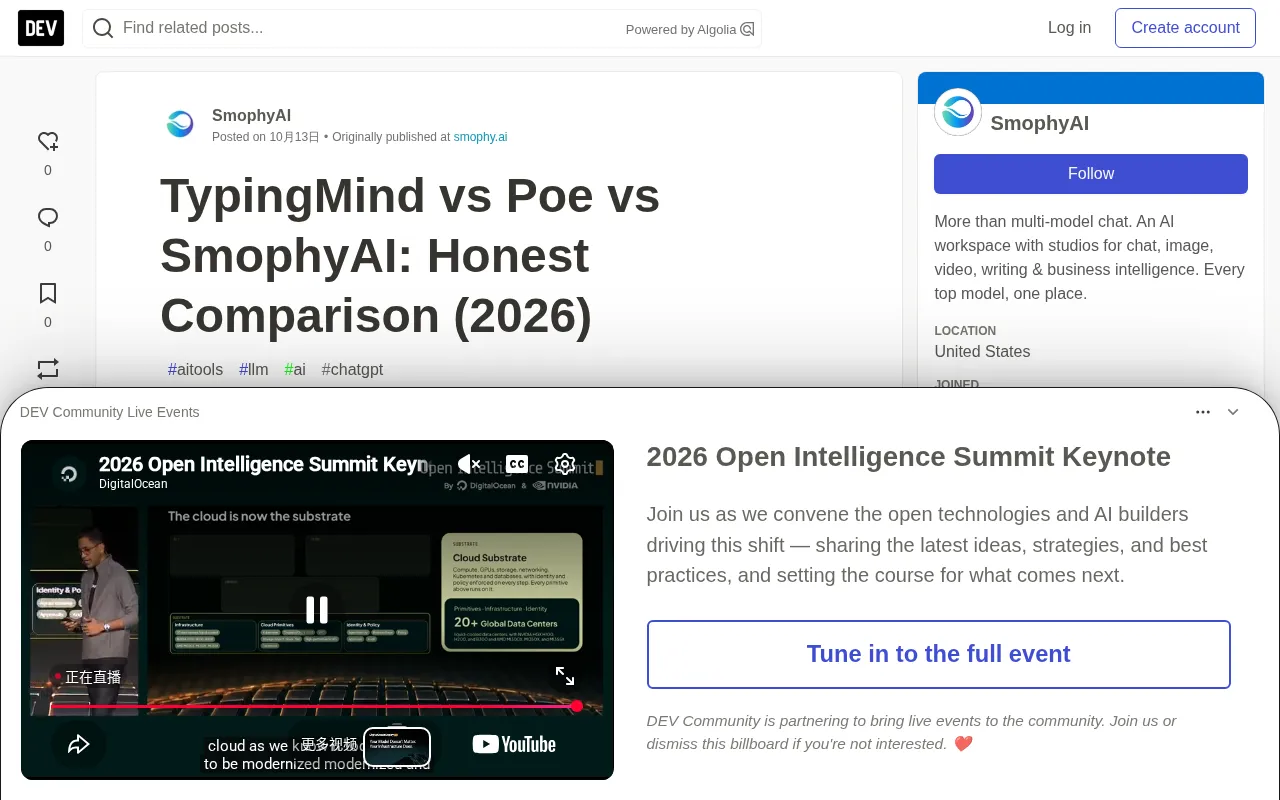 TypingMind vs Poe vs SmophyAI: Which Multi-Model AI Platform Comes Out on Top?