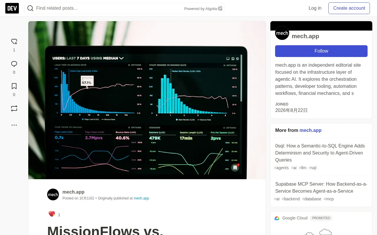 MissionFlows 对比 Workflows:自适应 Agent 执行如何取代静态 DAG