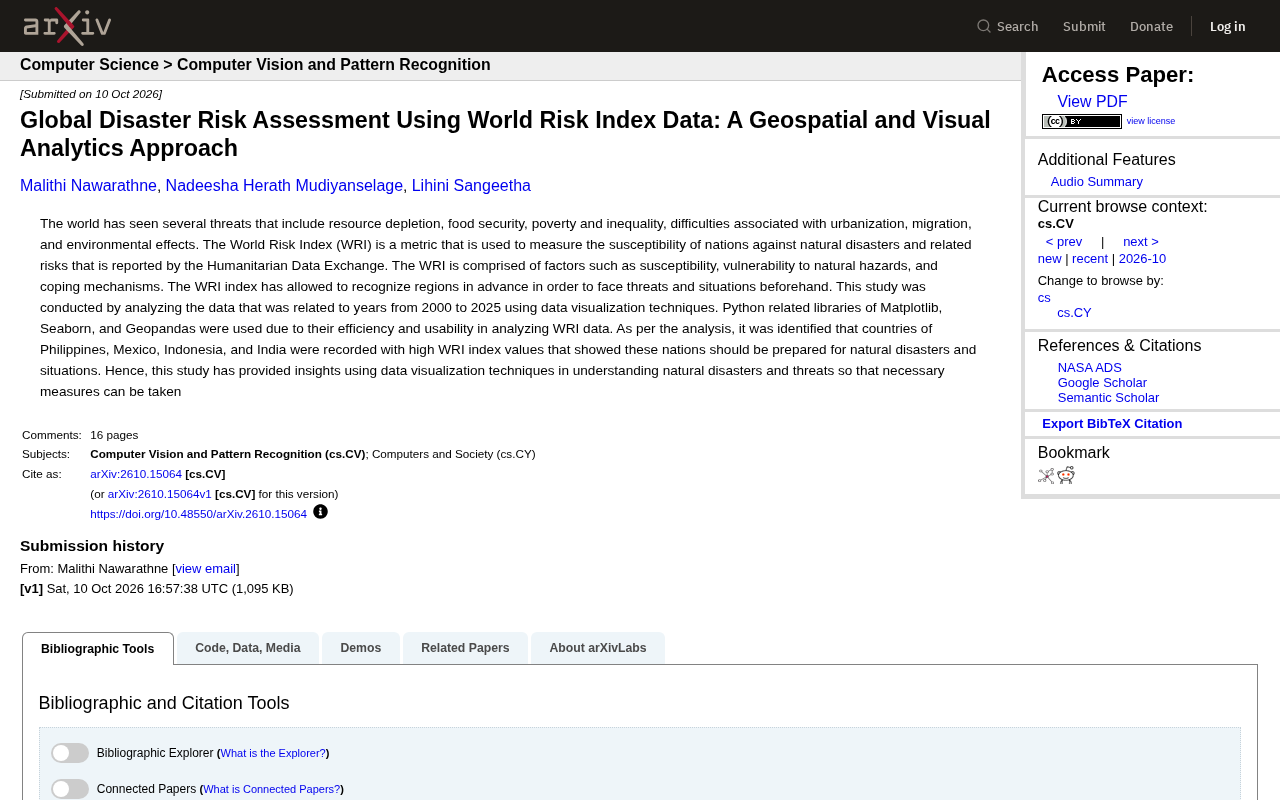 Visualizing the World Risk Index with Python: Which Countries Face the Highest Natural Disaster Risk