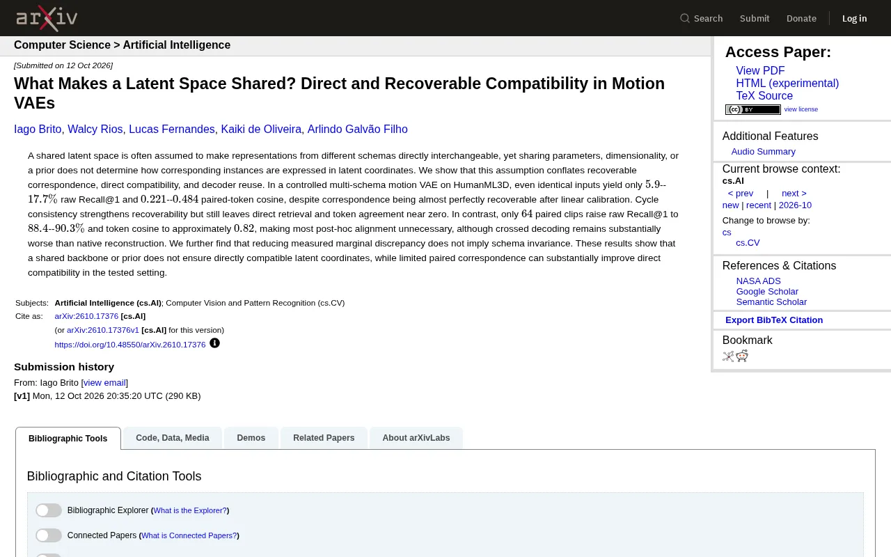 Do Shared Latent Spaces Really Share? The Compatibility Truth About Motion VAEs