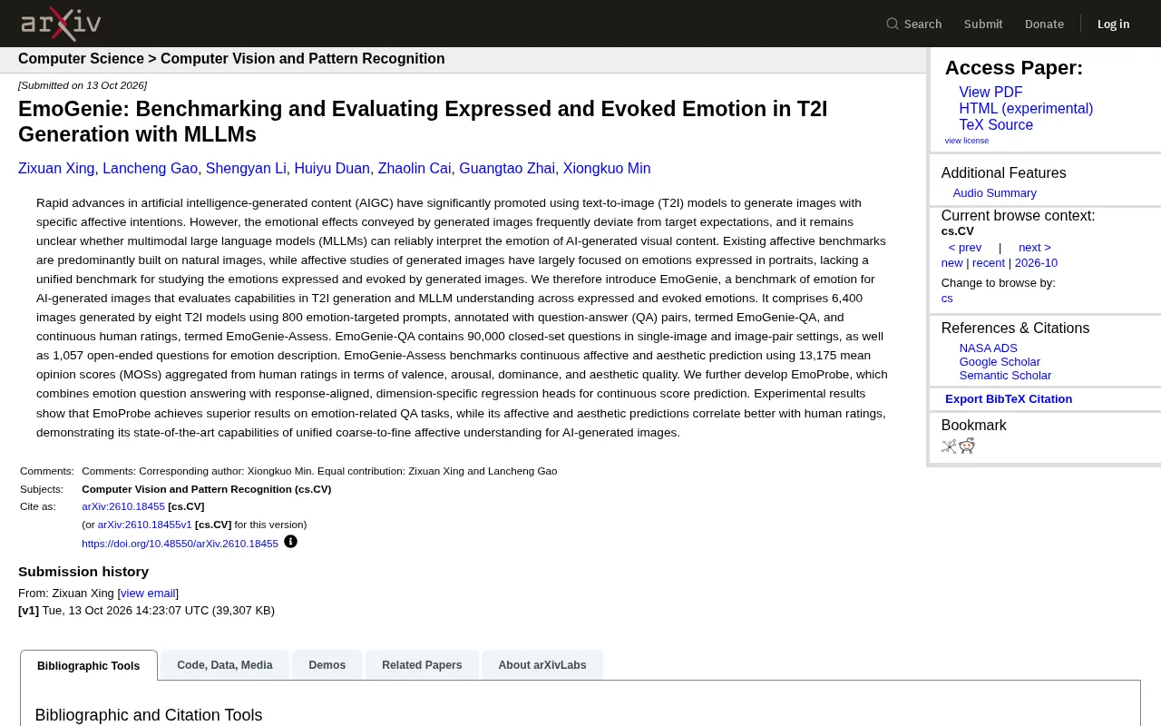 EmoGenie: The First AI-Generated Image Emotion Benchmark — Can MLLMs Truly Read the Feelings in a Picture?