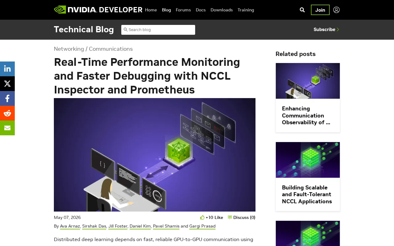 NCCL Inspector Explained: Real-Time GPU Cluster Communication Monitoring with Prometheus Integration