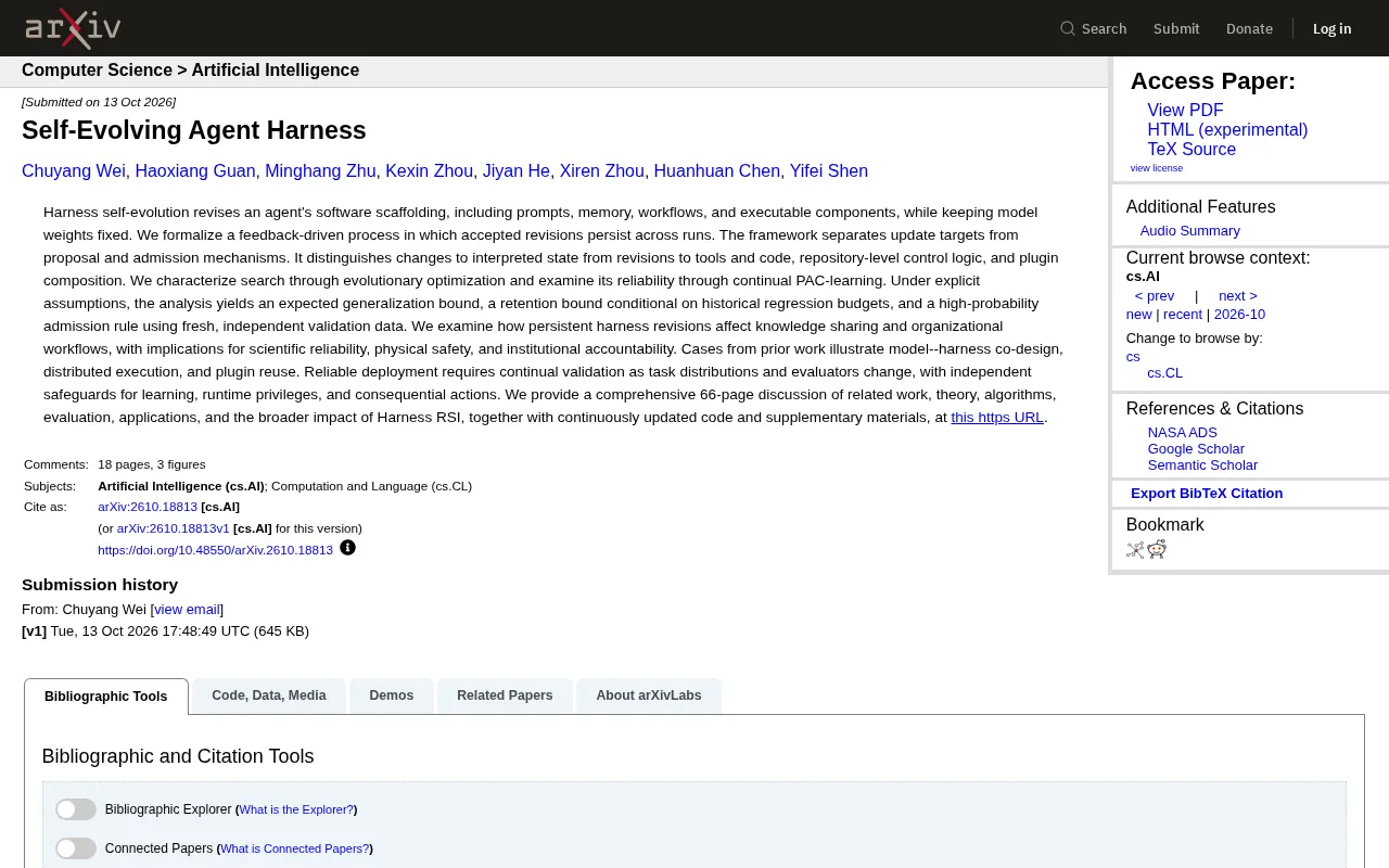 Self-Evolving Agent Framework: Enabling Recursive Self-Improvement in Agents