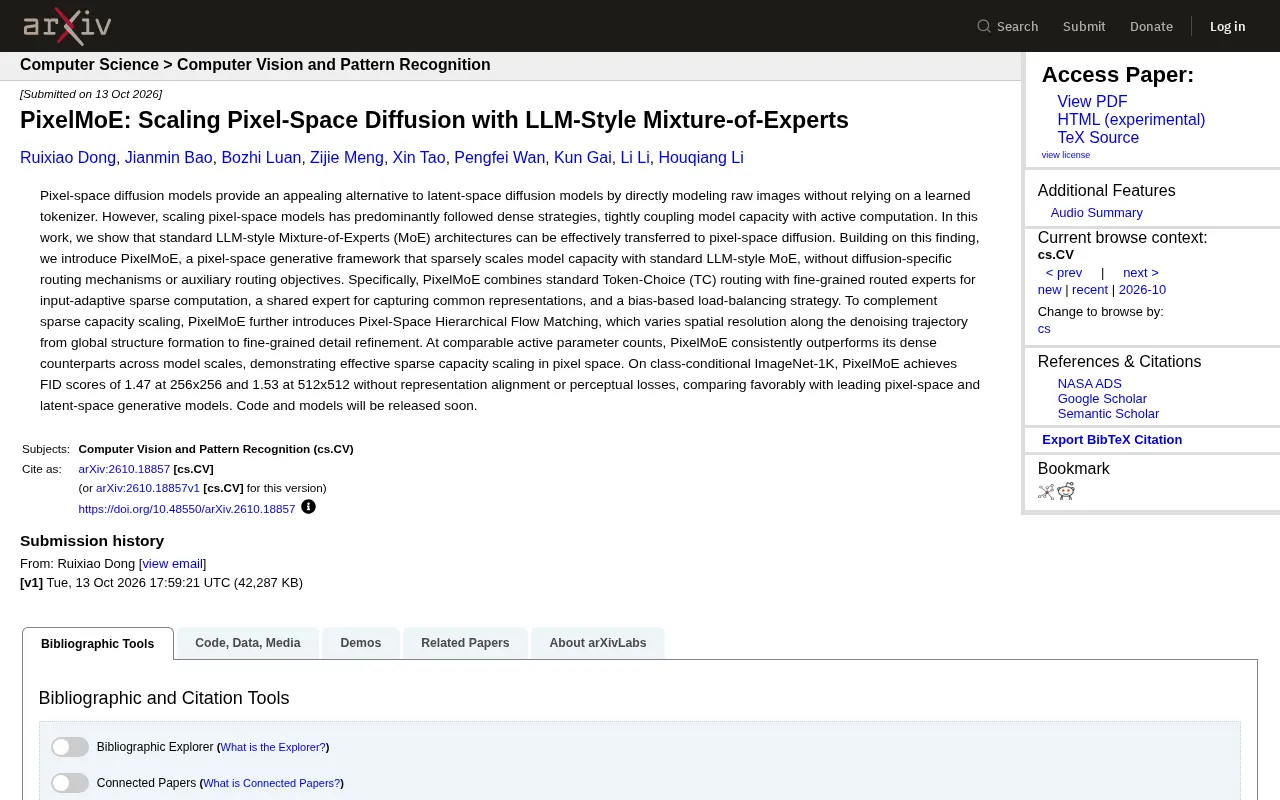 PixelMoE: LLM-Style MoE Sparse Scaling for Pixel-Space Diffusion Models