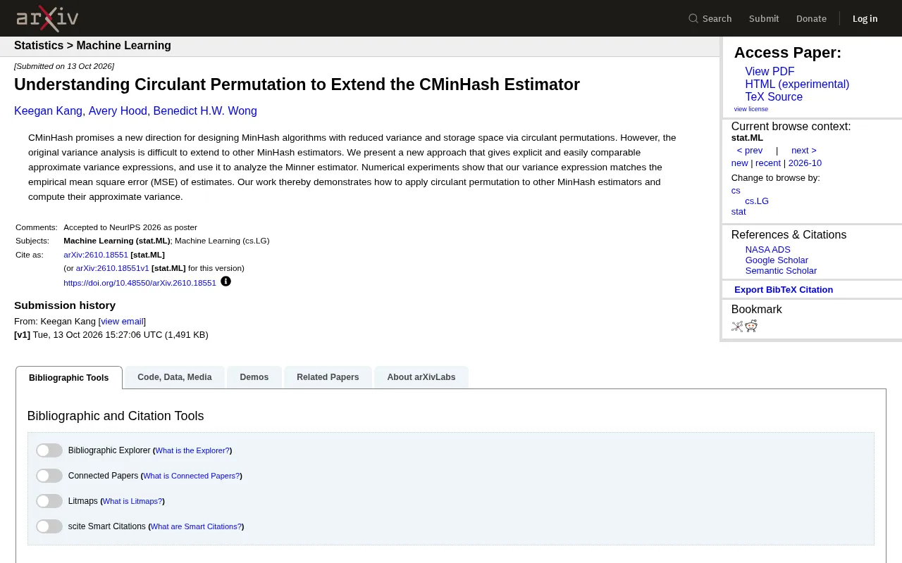 Extending CMinHash with Circulant Permutations: A New Variance Analysis Framework