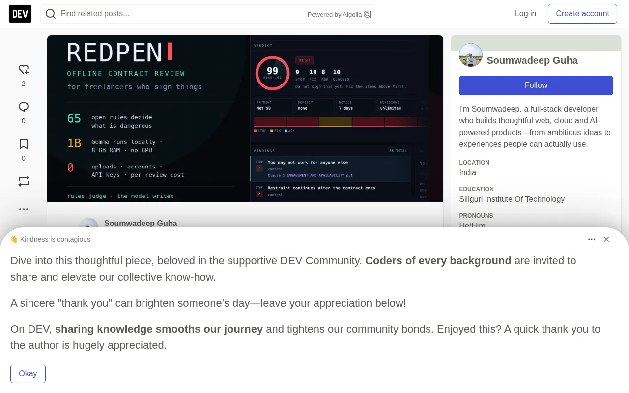 1B小模型读不了合同?RedPen用规则引擎+小模型重构合同审查
