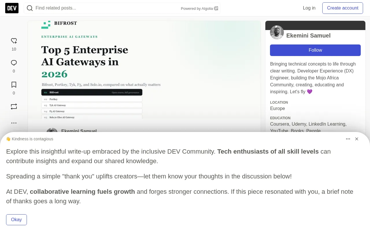 Top 5 Enterprise AI Gateways Compared: Bifrost, Portkey, Tyk, F5, and Cloudflare