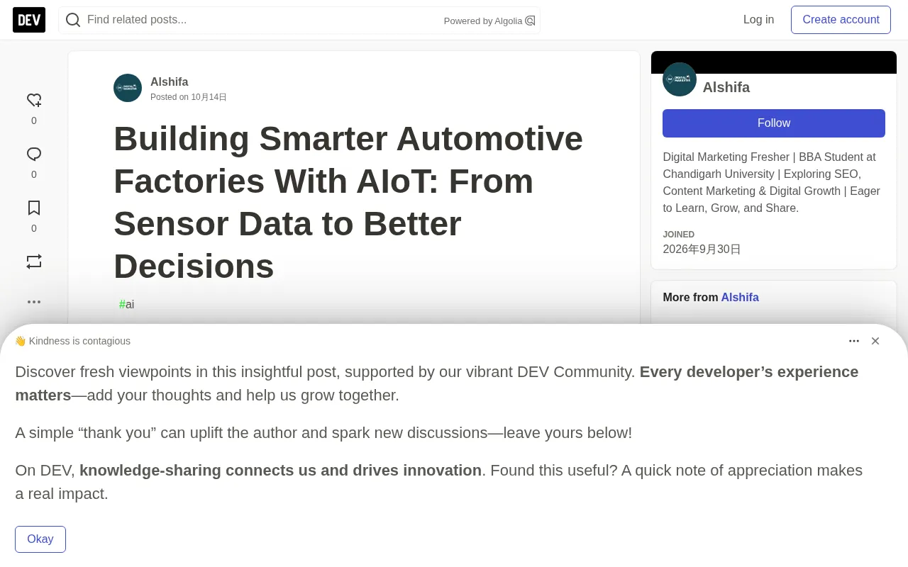 AIoT Empowers Smart Automotive Manufacturing: From Sensor Data to Better Decisions