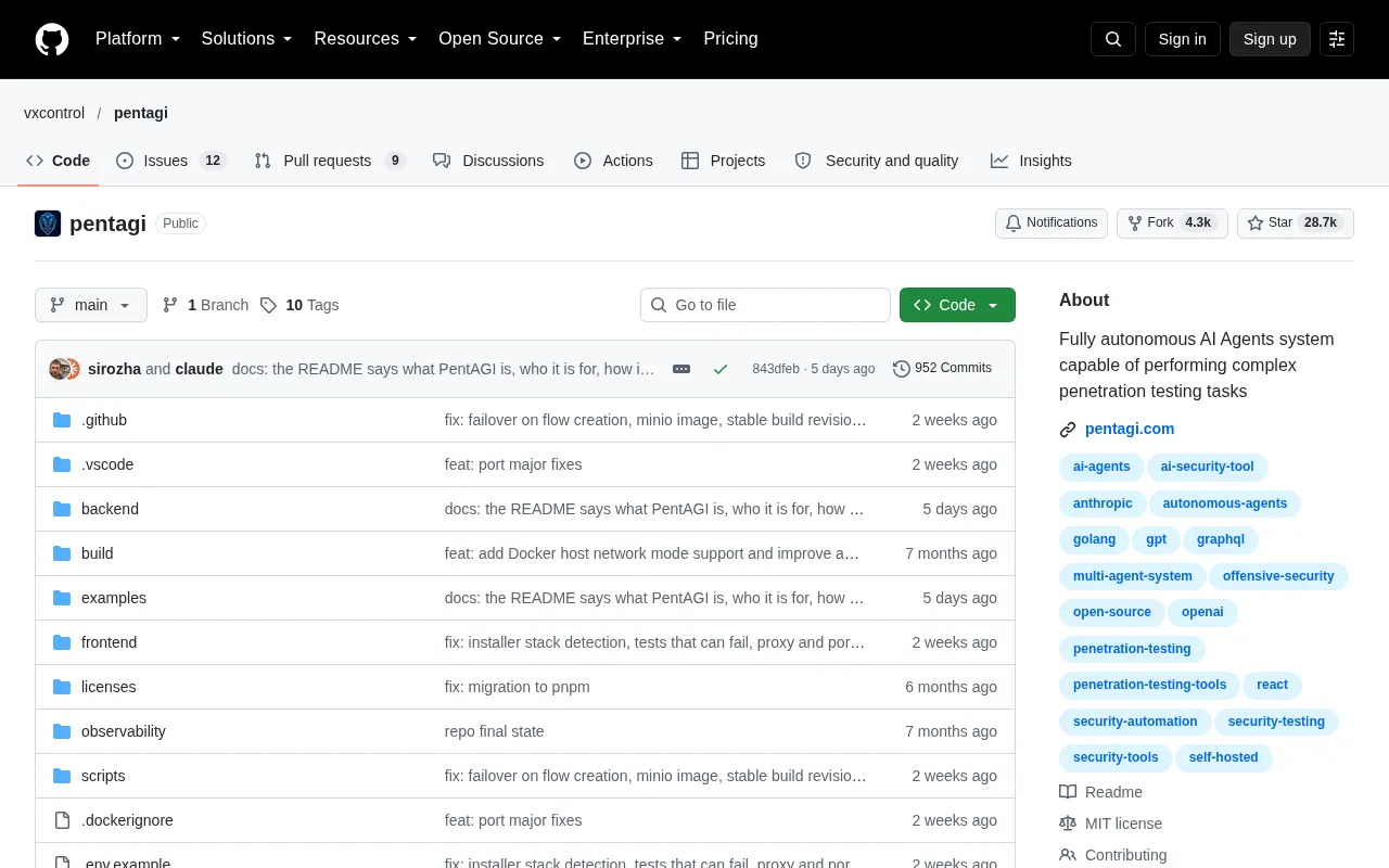 Pentagi: How Fully Autonomous AI Agents Are Reshaping Penetration Testing