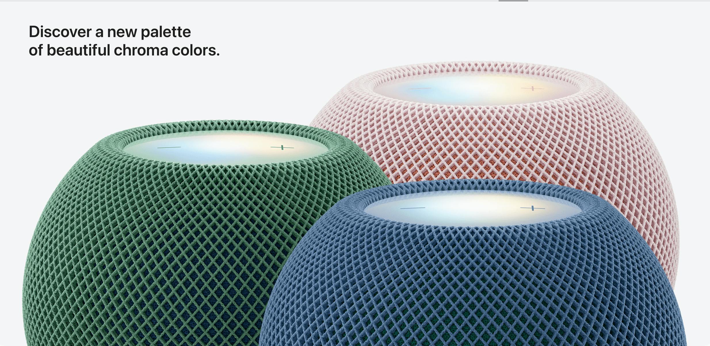 苹果HomePod mini 2发布:为Siri AI而生的迷你智能音箱