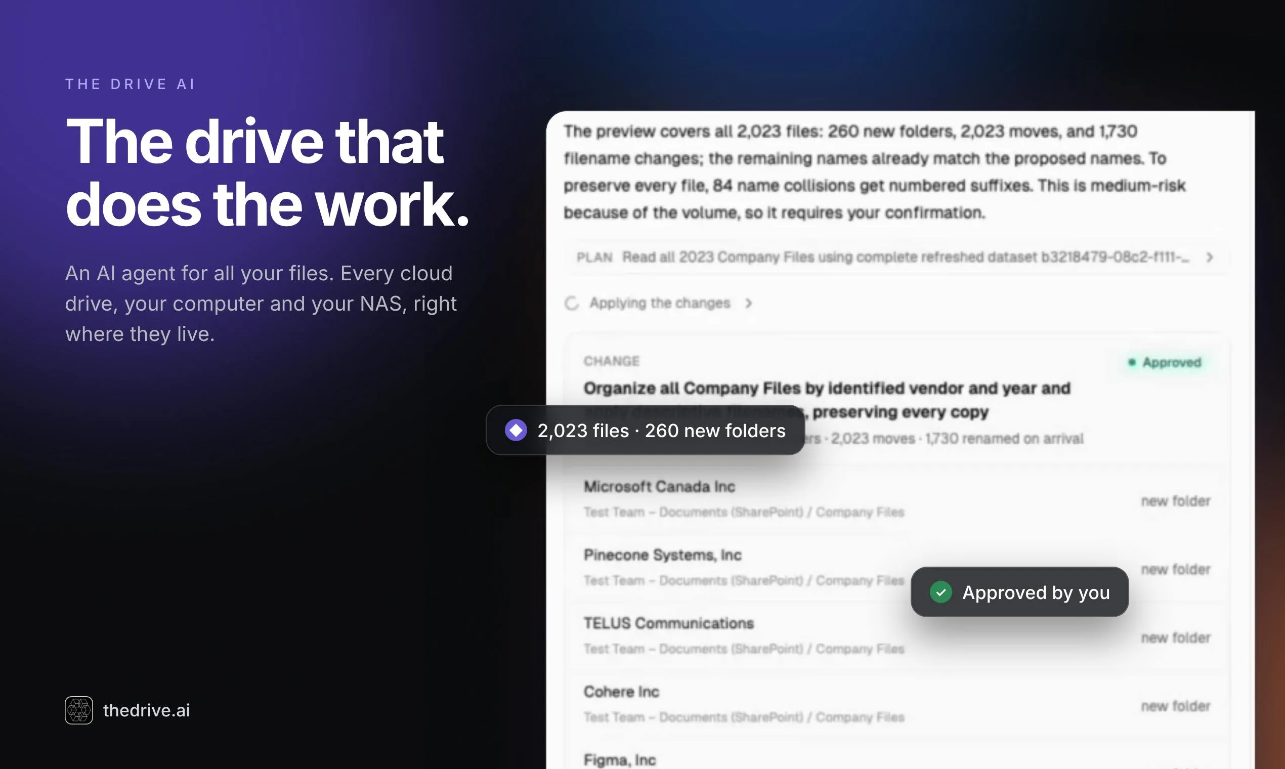 The Drive AI: An AI Agent That Executes File Operations Across Cloud Drives