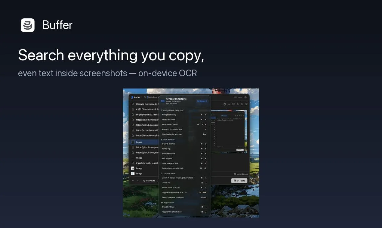 Buffer 3.0 Review: The macOS Clipboard Manager That Can Search Text Inside Screenshots
