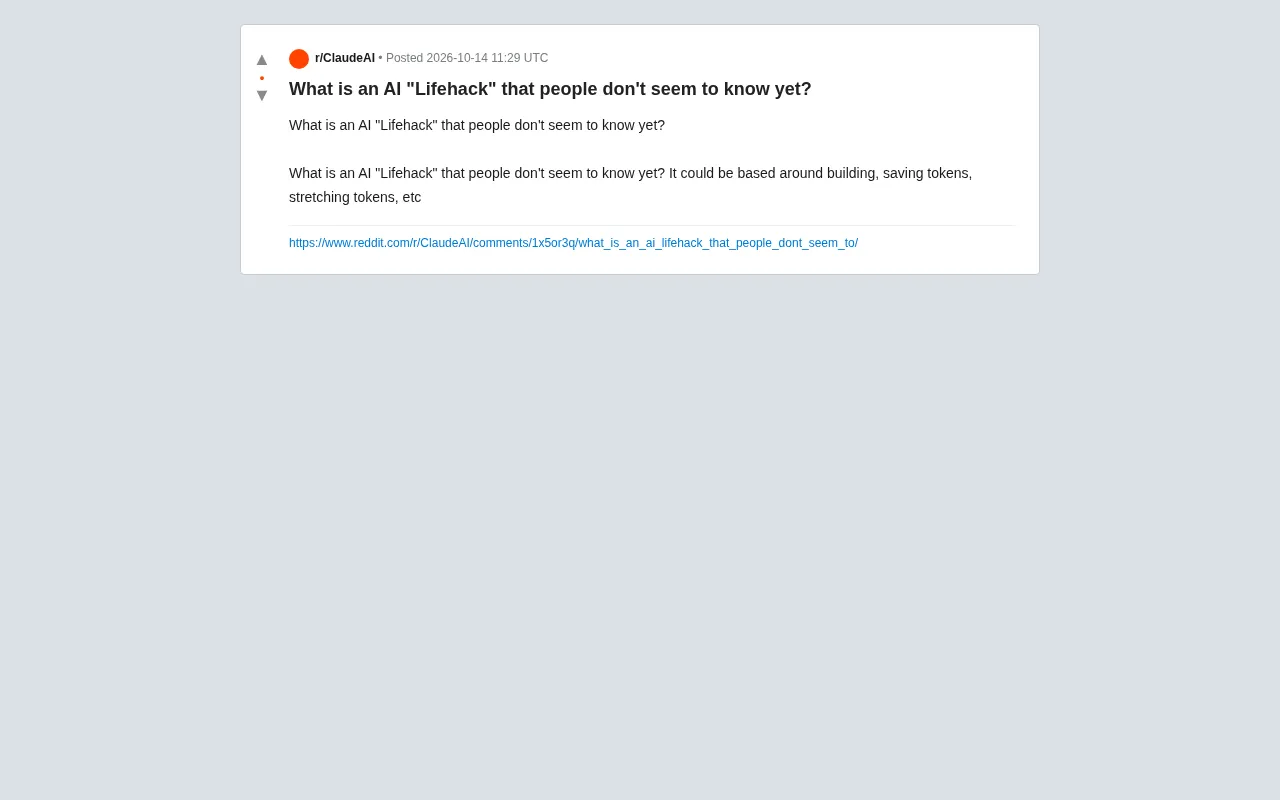 Reddit Buzz: AI Hidden Tricks You Didn't Know