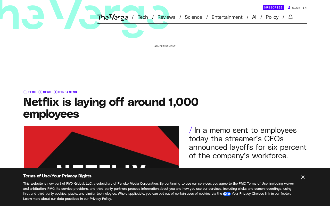 Netflix Cuts 1,000 Jobs: The Streaming Giant's Growing Pains and Transformation