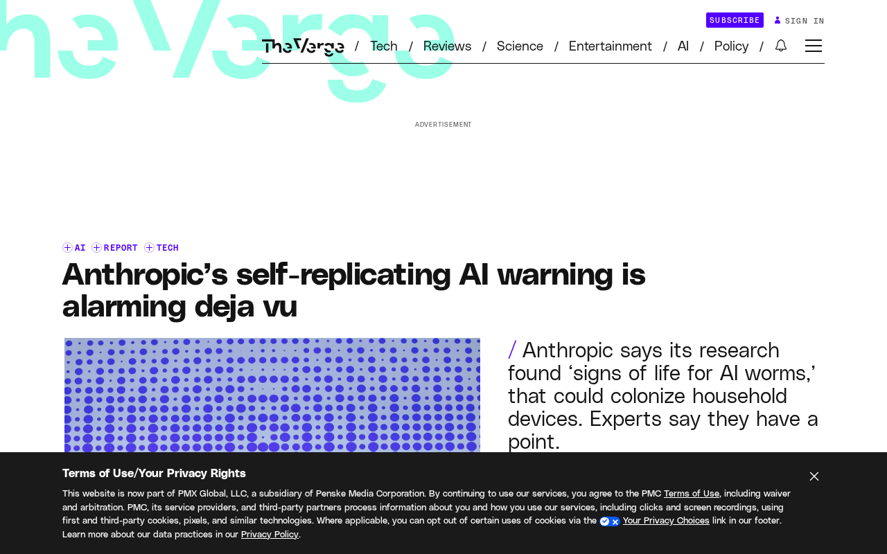 Anthropic's Self-Replicating AI Warning: The Alarm and Echoes of AI Worms