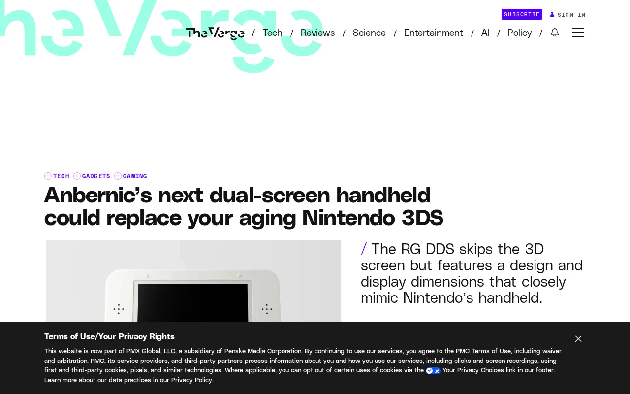Anbernic's New Dual-Screen Handheld Leaks: Can It Replace the Aging 3DS?