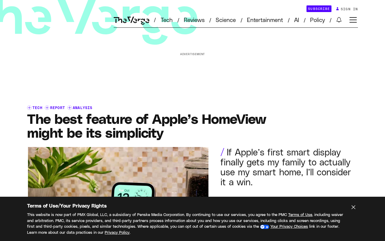 Apple HomeView's Biggest Highlight Is Its Minimalist Design