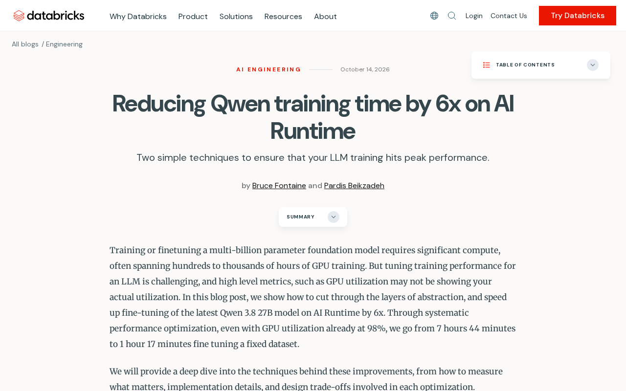 AI Runtime 实战:Qwen 训练时间缩短 6 倍的优化解析