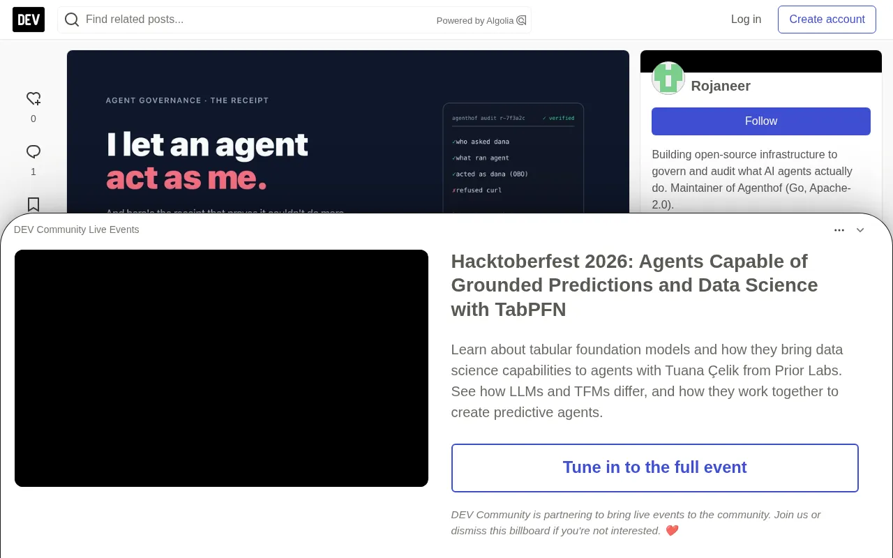 Agenthof Open-Source Governance Engine: Putting a Permission Leash on AI Agents
