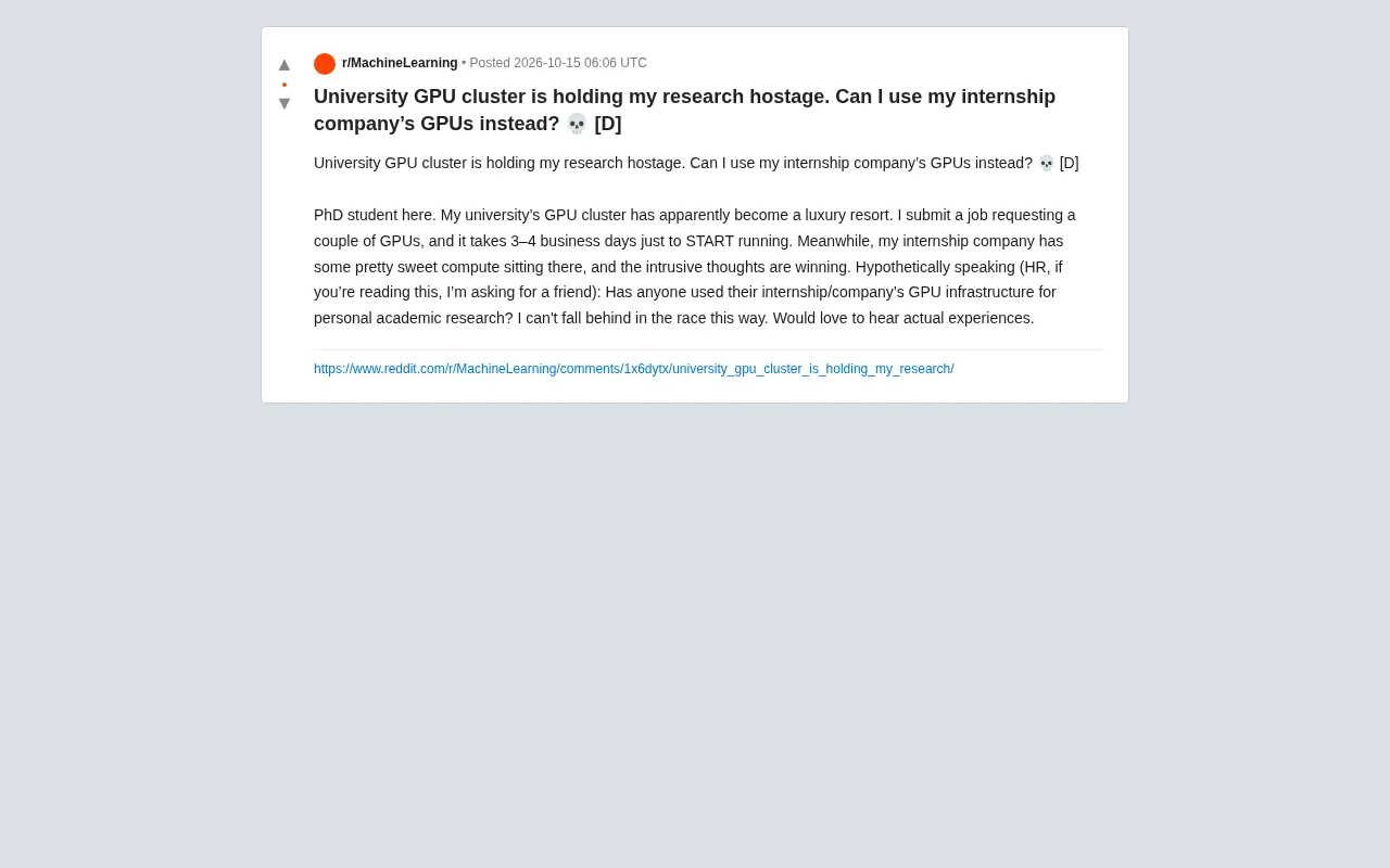 Reddit original post screenshot