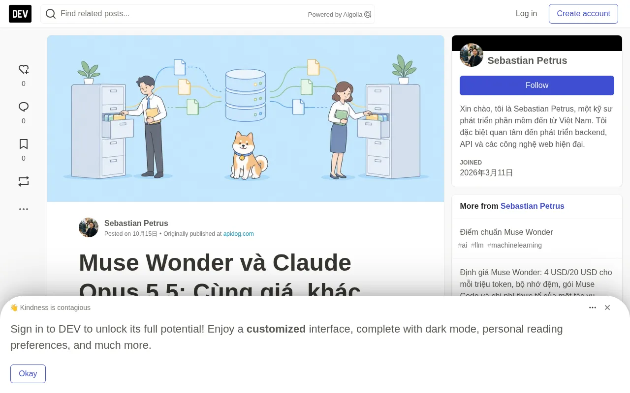 Muse Wonder vs Claude Opus 5.5: Same Price, Different Jobs