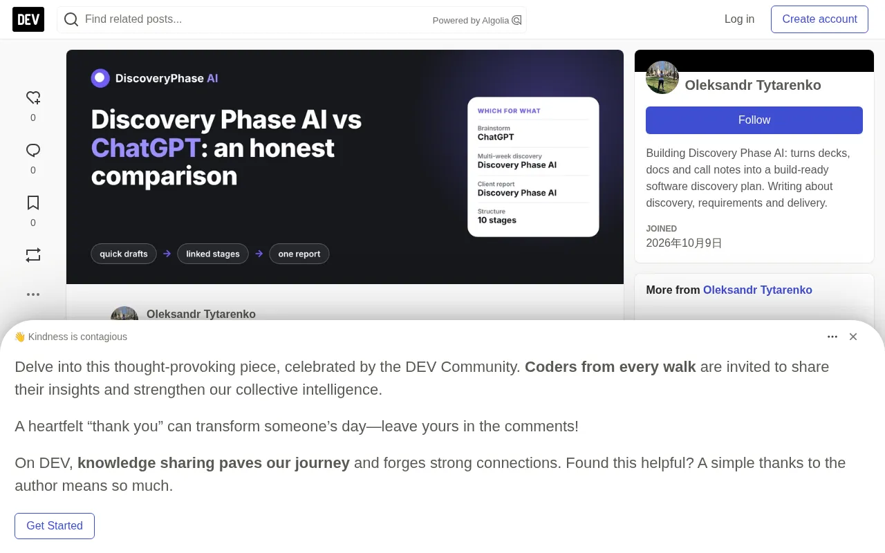 Discovery Phase AI vs ChatGPT: Which to Choose for Requirements Discovery