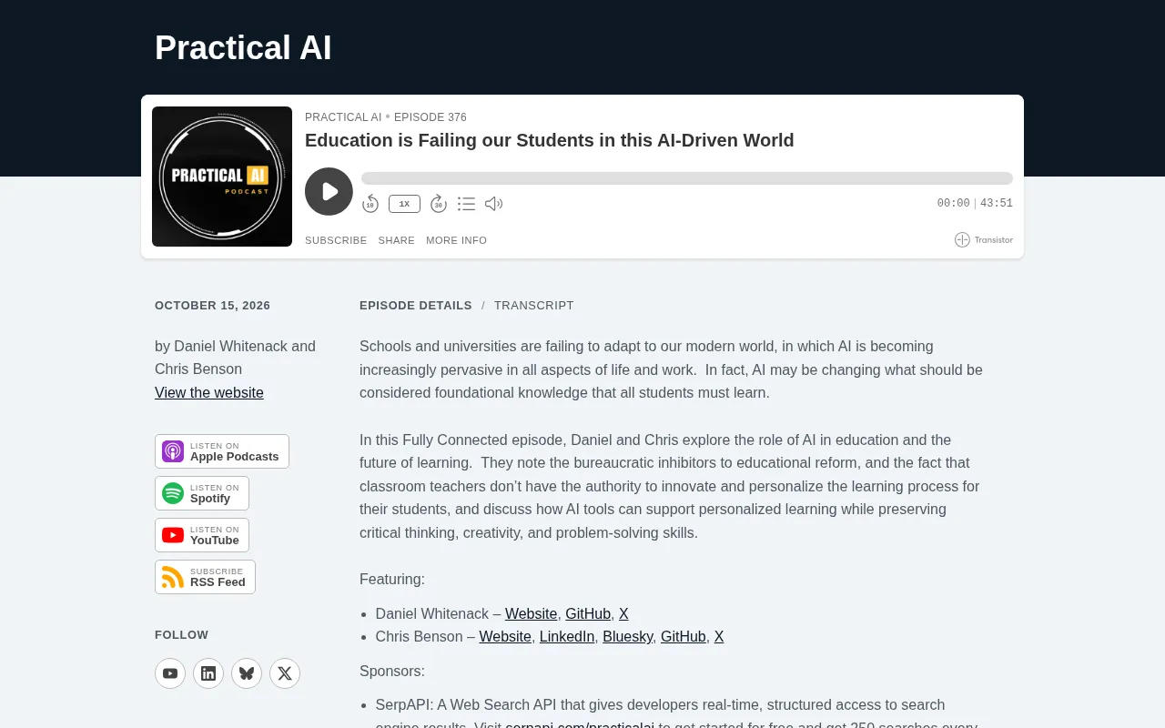 Education is Failing our Students in this AI-Driven World