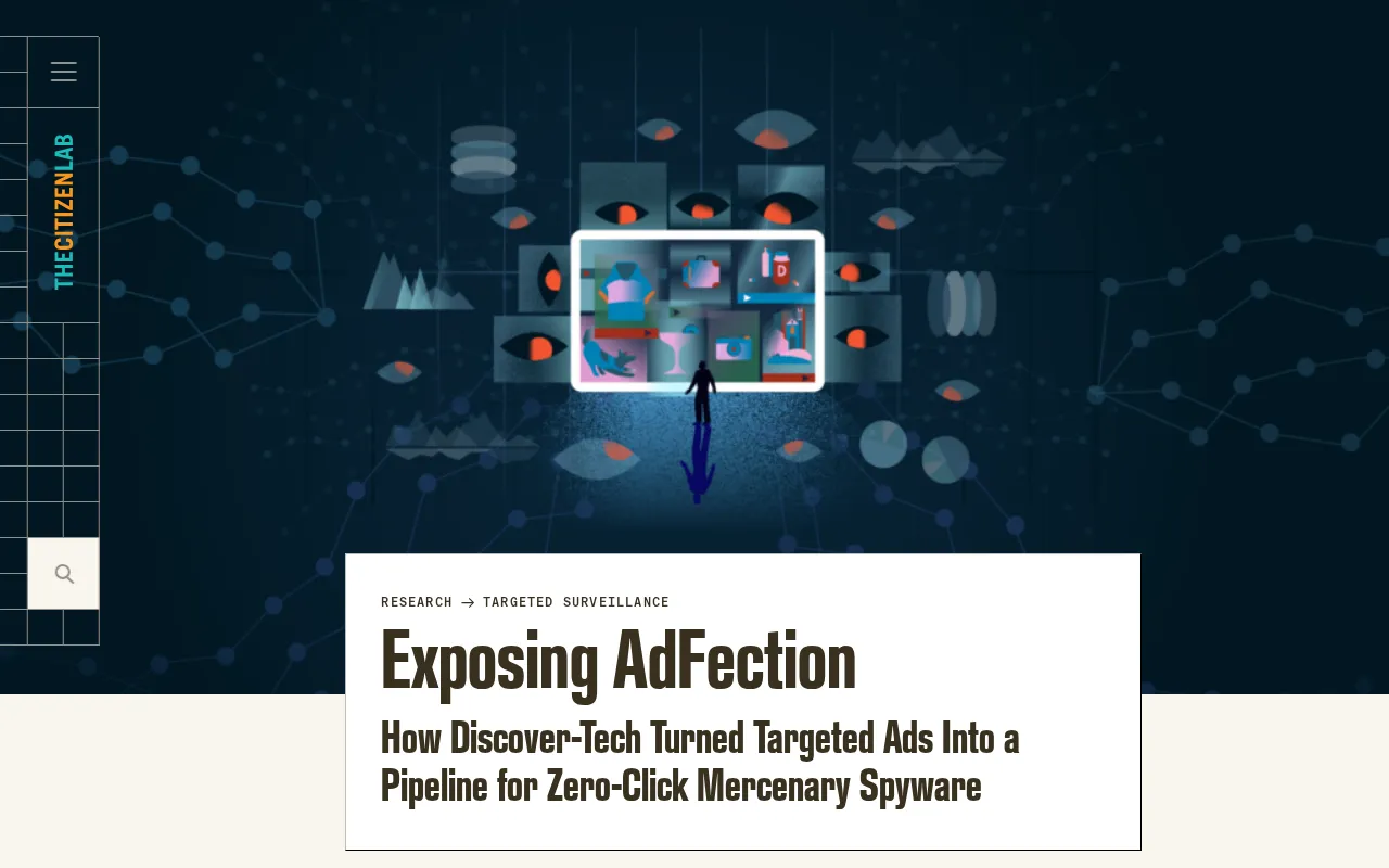Zero-Click Spyware Delivered via Targeted Ads: Inside the AdFection Attack