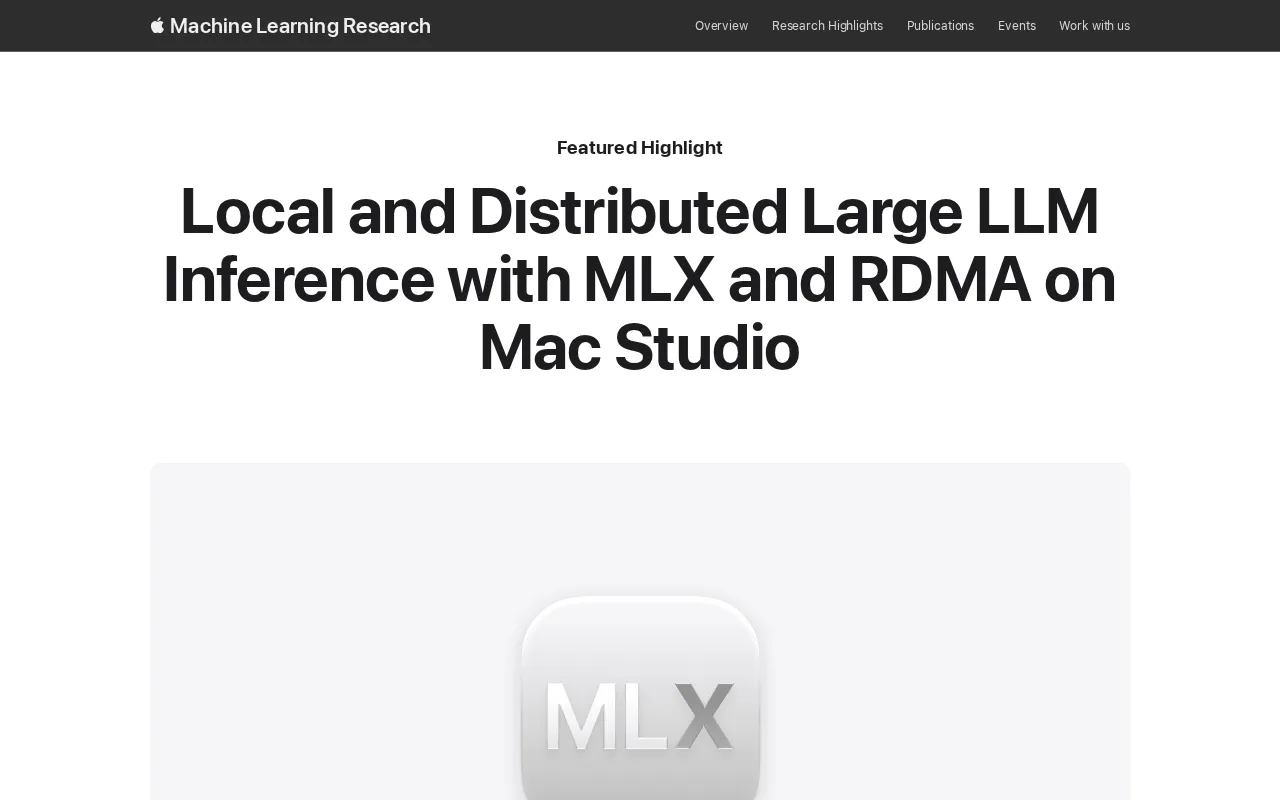 Distributed LLM Inference on Mac Studio with MLX and RDMA