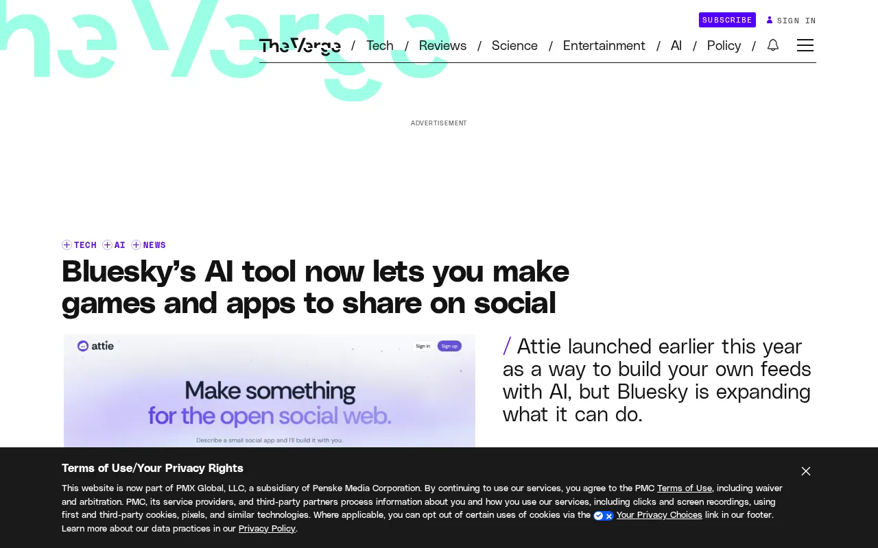 Bluesky's AI Tool Upgrade: Build Games and Apps with Natural Language and Share Them Socially