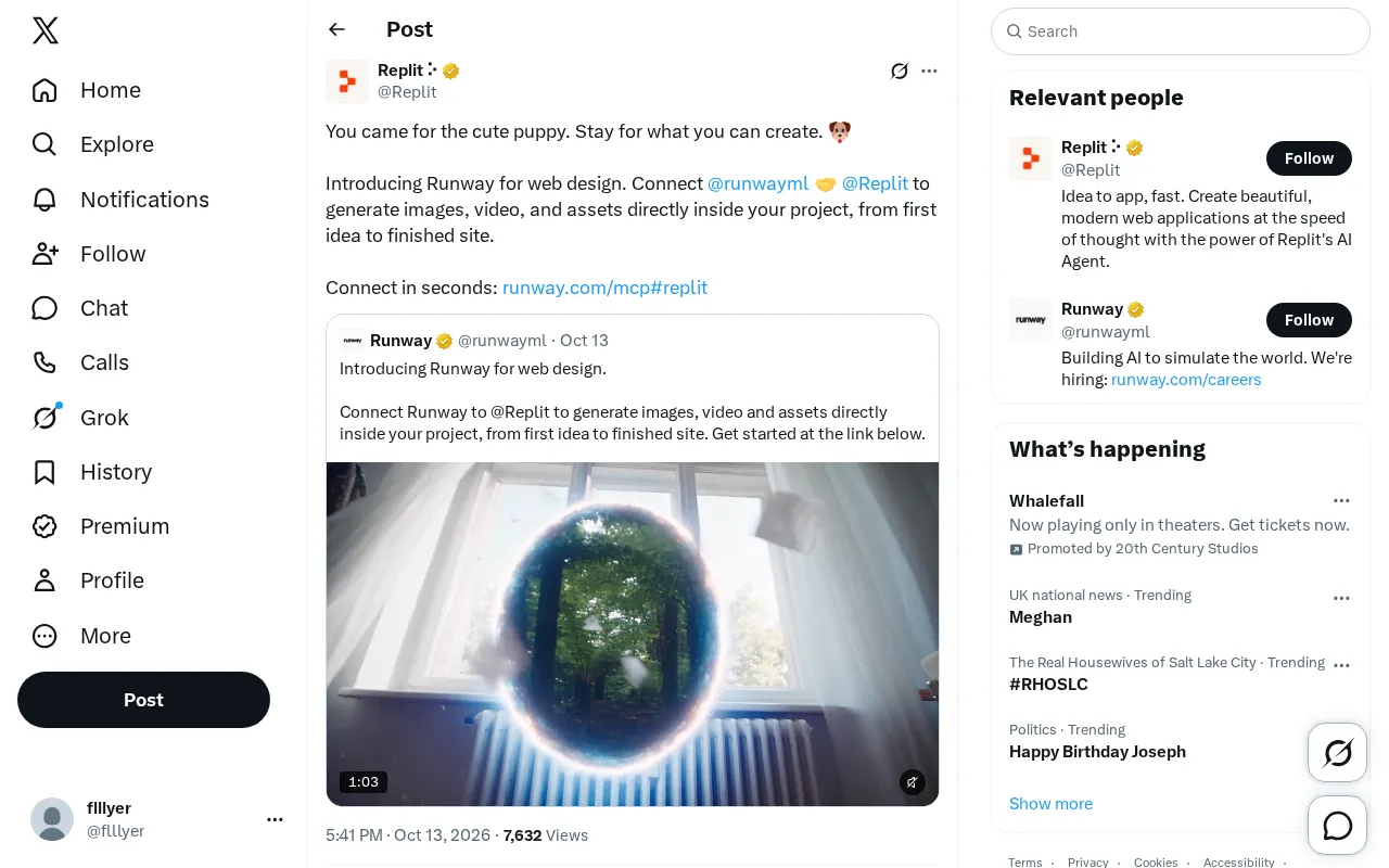 Runway Integrates with Replit: Generate Image and Video Assets Directly for Web Design