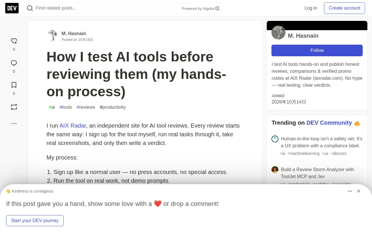An Independent Reviewer Spills the Beans: How I Personally Test AI Tools Before Writing a Review