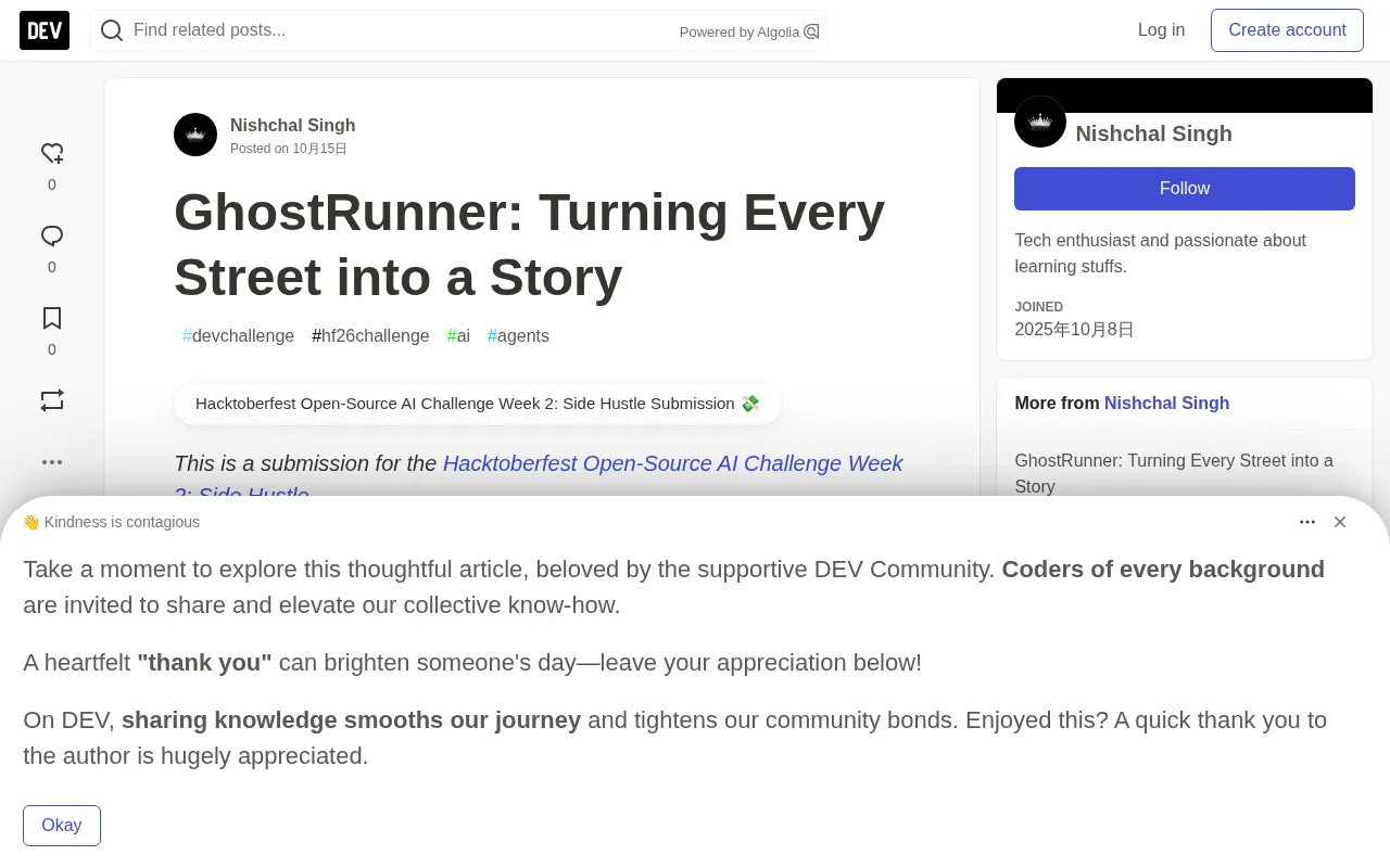 GhostRunner: Turn Every Street Into a Thriller — A Local AI Audio Running Engine