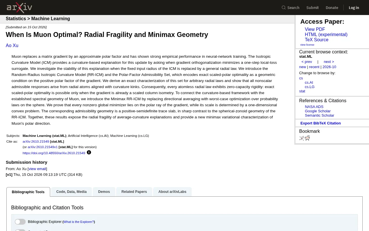 When Is the Muon Optimizer Optimal? Radial Fragility and a Minimax Geometric Analysis