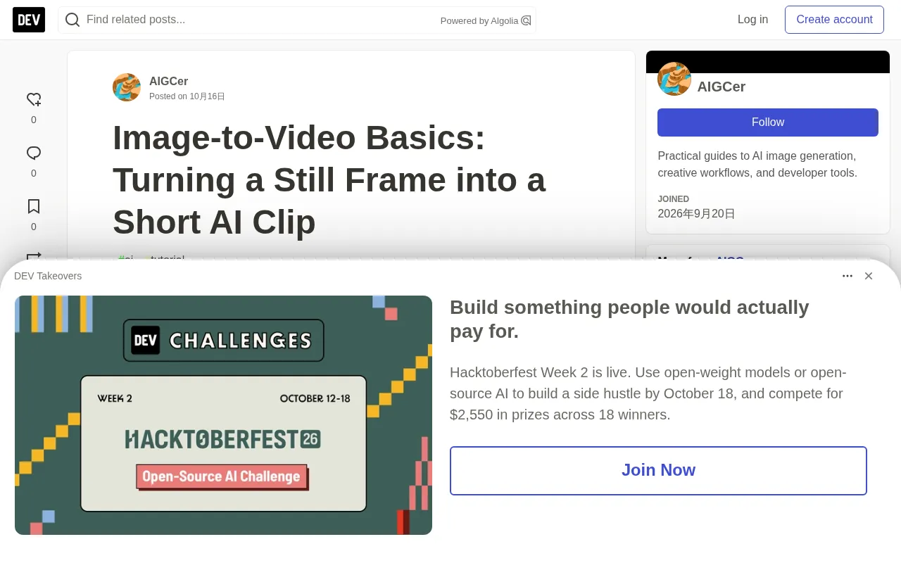 Image-to-Video for Beginners: Turn a Single Still Image into an AI Short Film