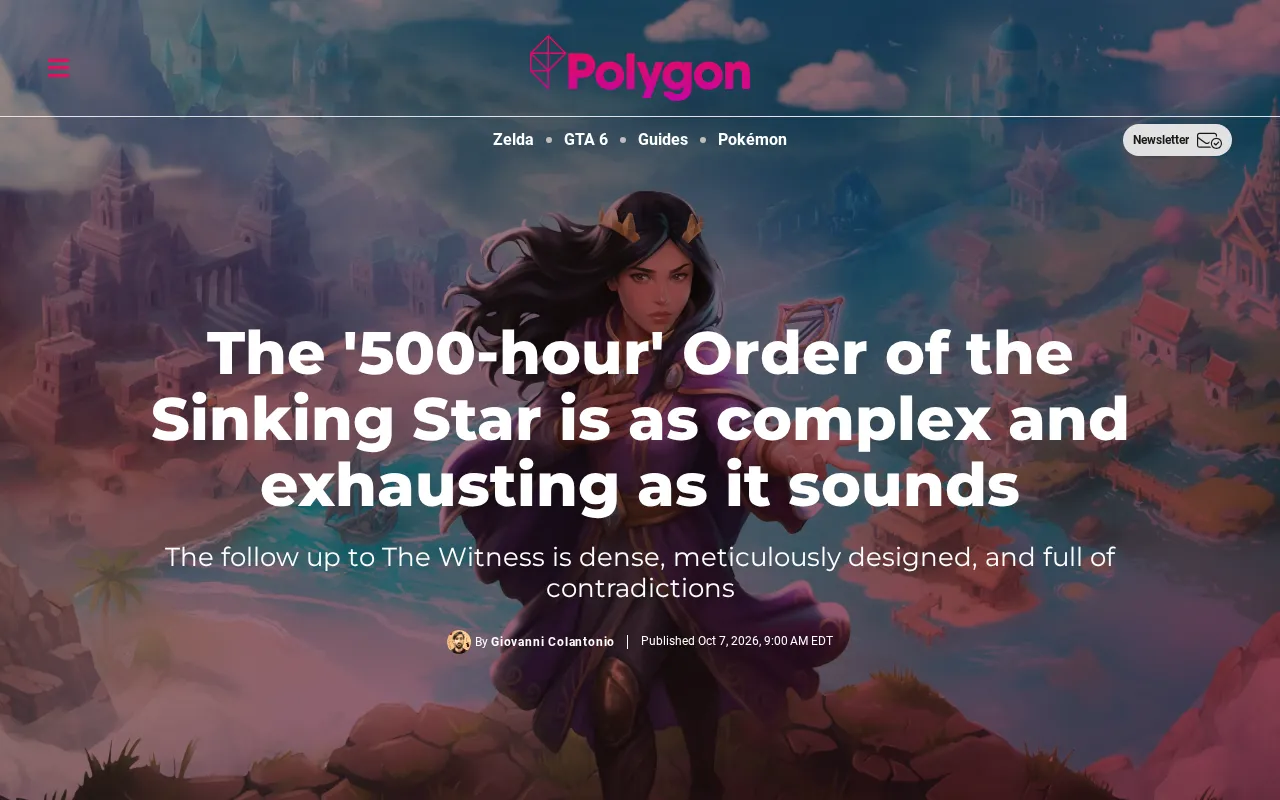 rss source: '500-hour' Order of the Sinking Star is as complex and exhausting as it sounds