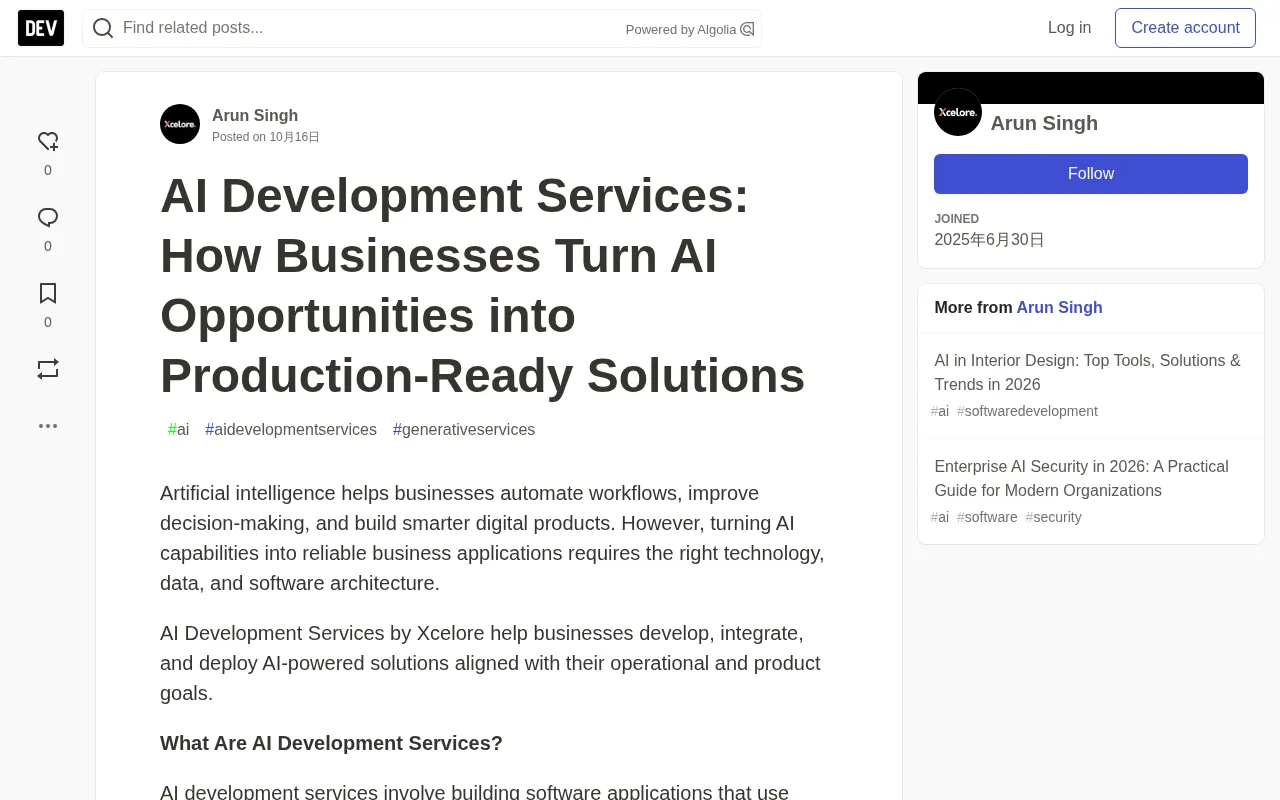 AI Development Services: How Enterprises Turn AI Opportunities into Production-Grade Solutions