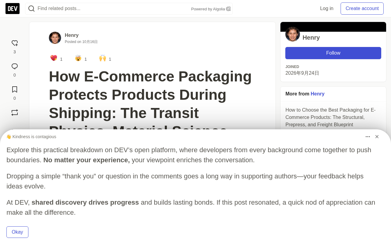How E-commerce Packaging Protects Products in Transit: Mechanics, Materials, and a Cost-Reduction Blueprint