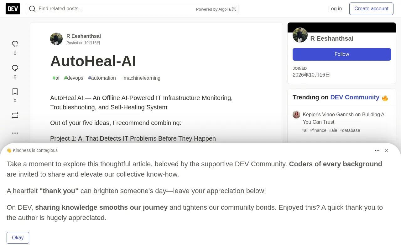 AutoHeal AI: Building a Local Self-Healing Operations System with Gemma and Ollama