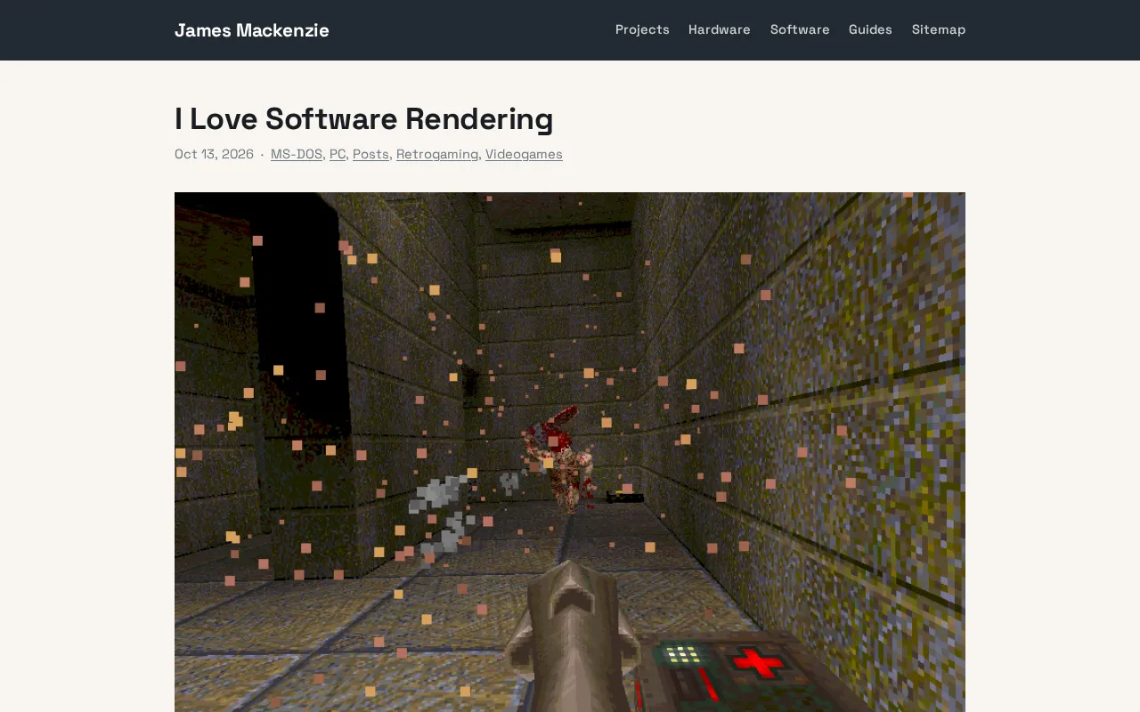 Why Software Rendering Still Fascinates: A Developer's Technical Confession
