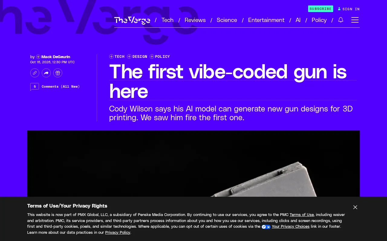 First AI-designed gun WASP unveiled