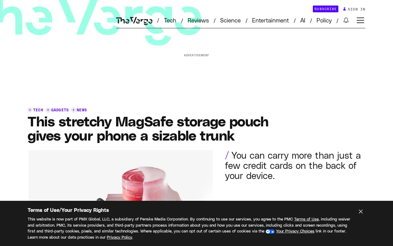 MagSafe Flex Pouch: A New Stretchy Storage Solution for the Back of Your Phone