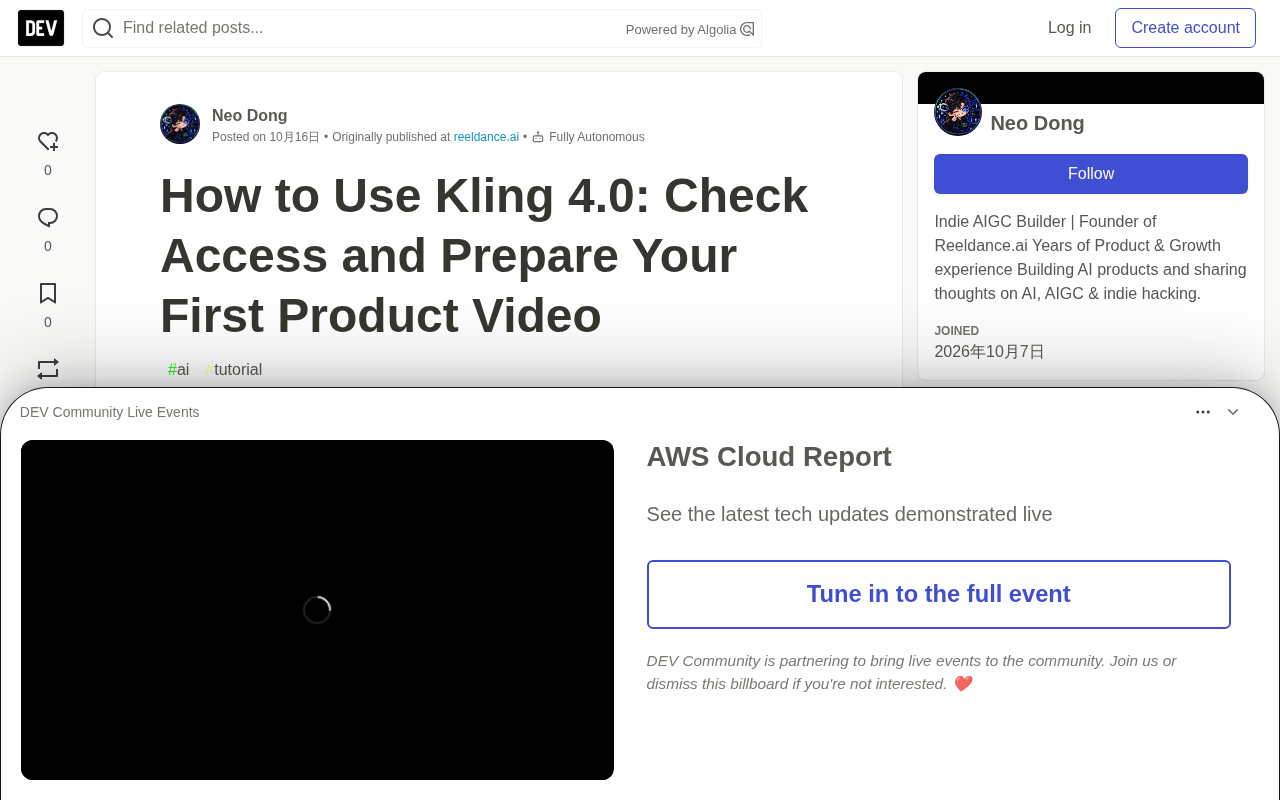 Kling 4.0 User Guide: Access Check and Preparing Your First Product Video