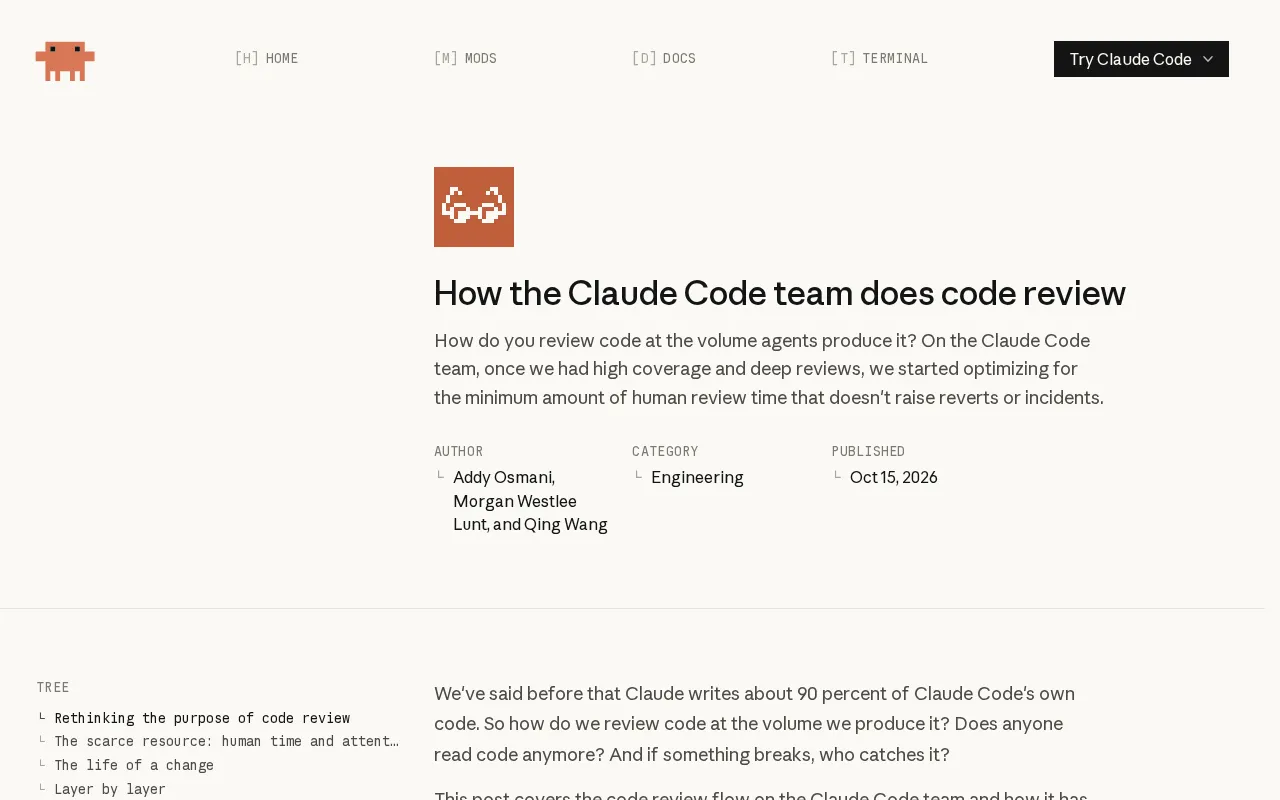 How Does the Claude Code Team Do Code Review?
