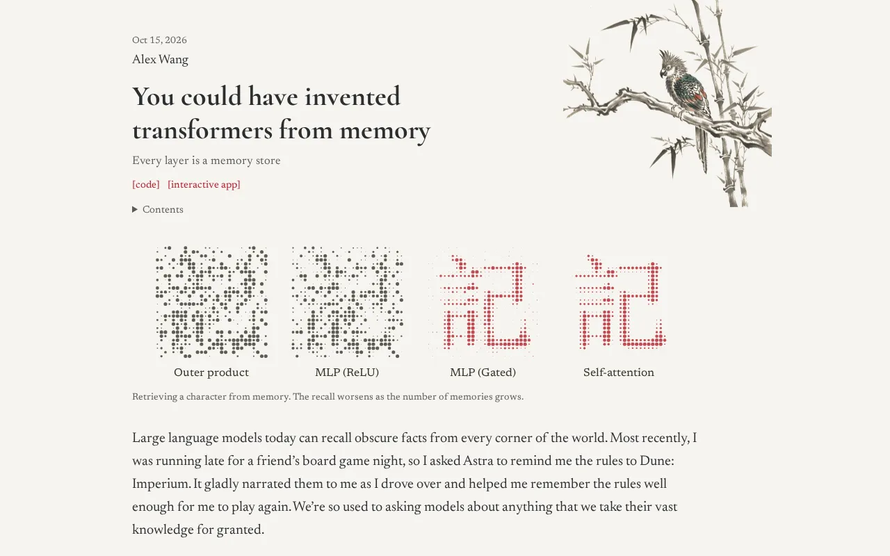 Deriving the Transformer from Scratch: You Could Have Invented It from Memory