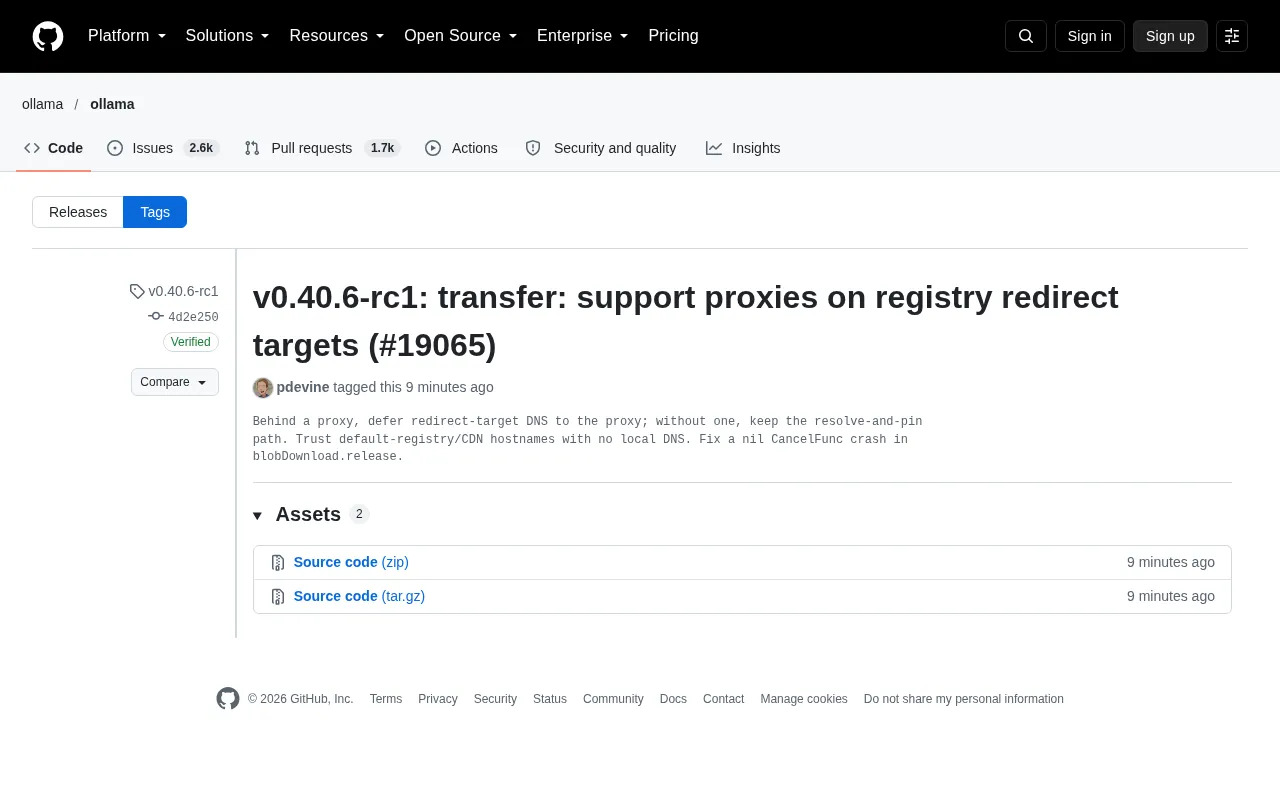 v0.40.6-rc1: Transfer Layer Supports Proxy Redirect Targets