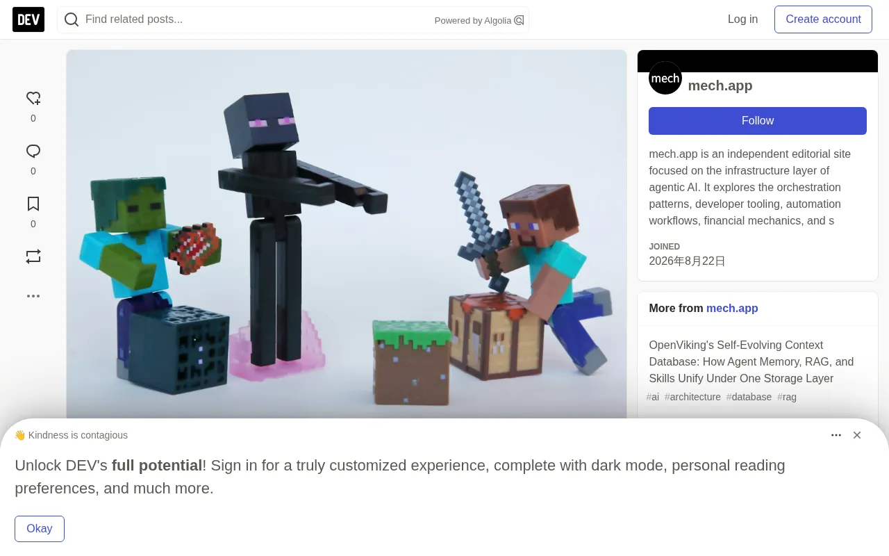 Four Gemini Agents Beat Minecraft: The Real Cost of Multi-Agent Collaboration